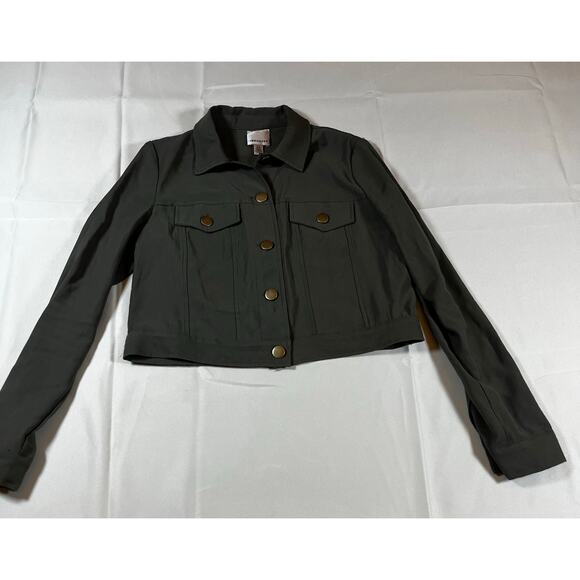 Industry Republic Clothing army green jacket size small excellent condition - Picture 1 of 6
